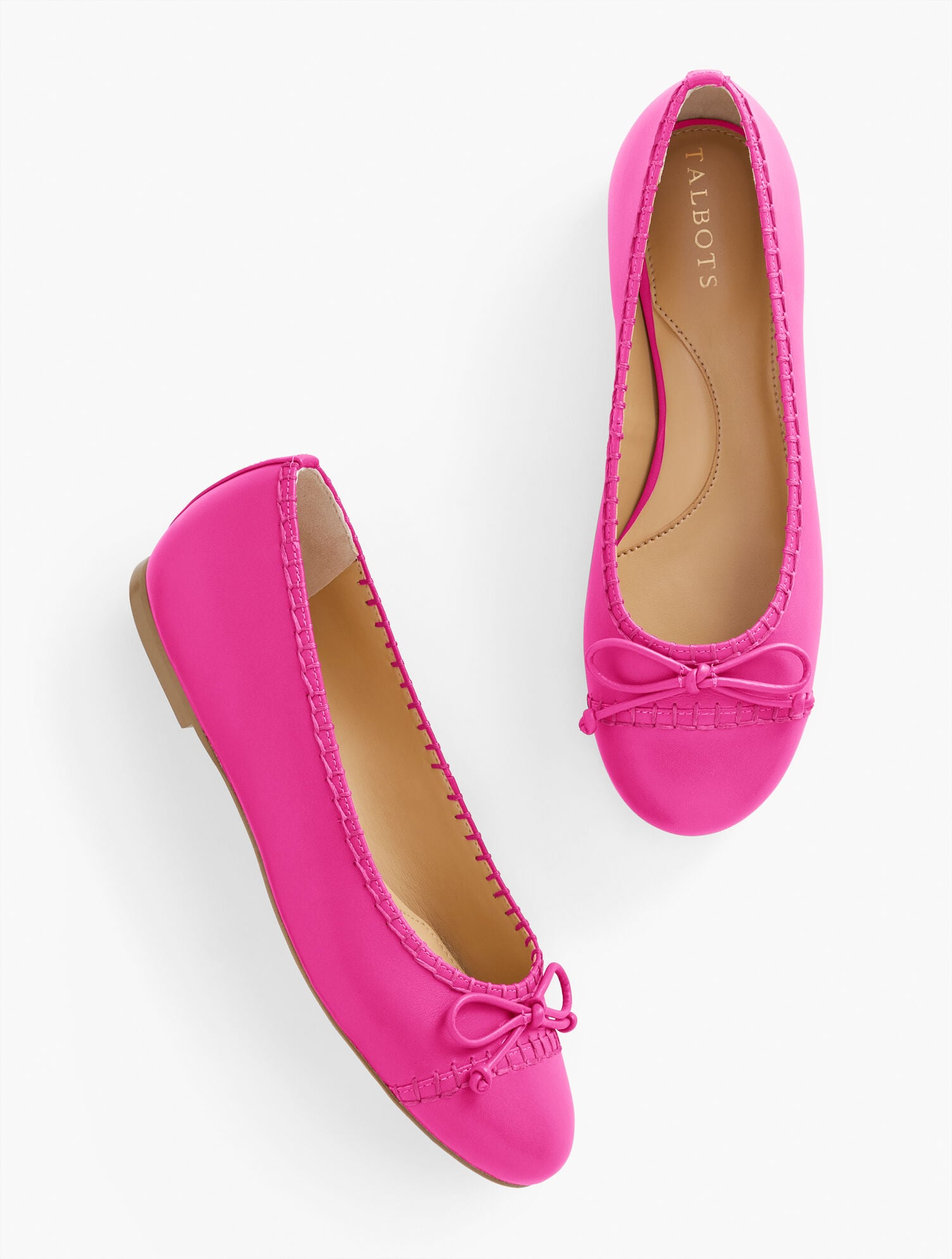 Blair Stitch Nappa Ballet Flats