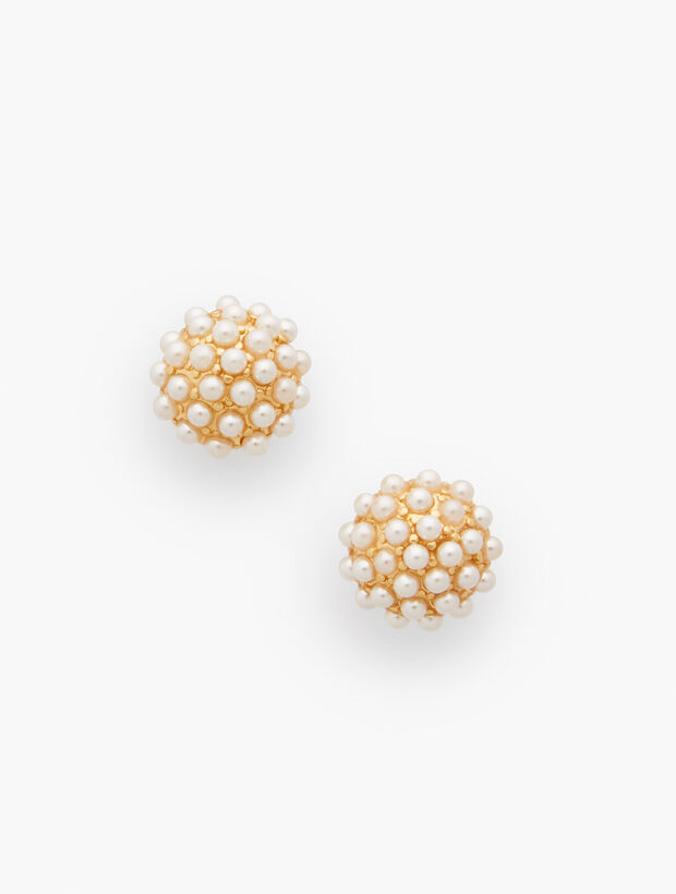 Mon Cheri Tiny Pearl Earrings