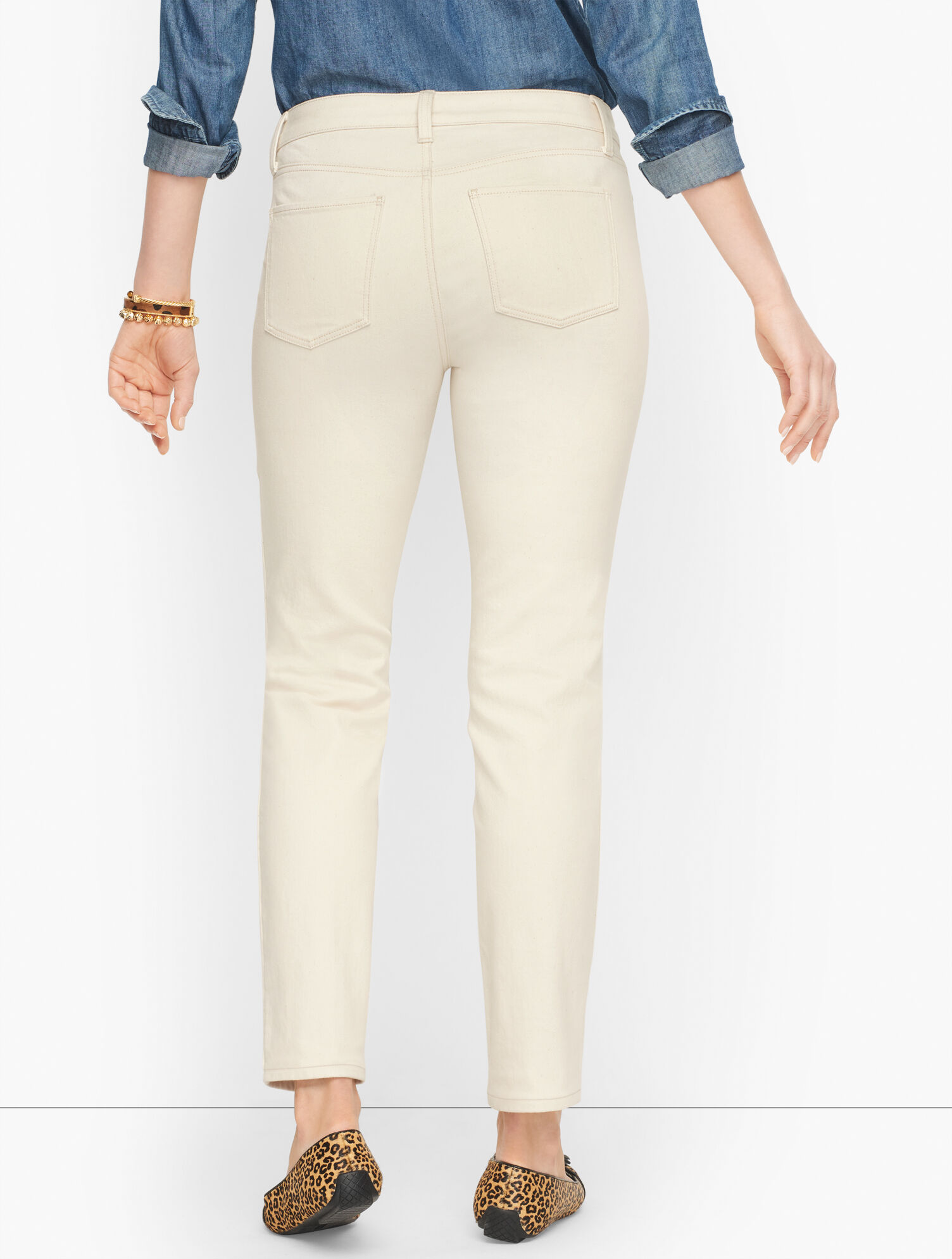 Slim Ankle Jeans - Natural - Curvy Fit