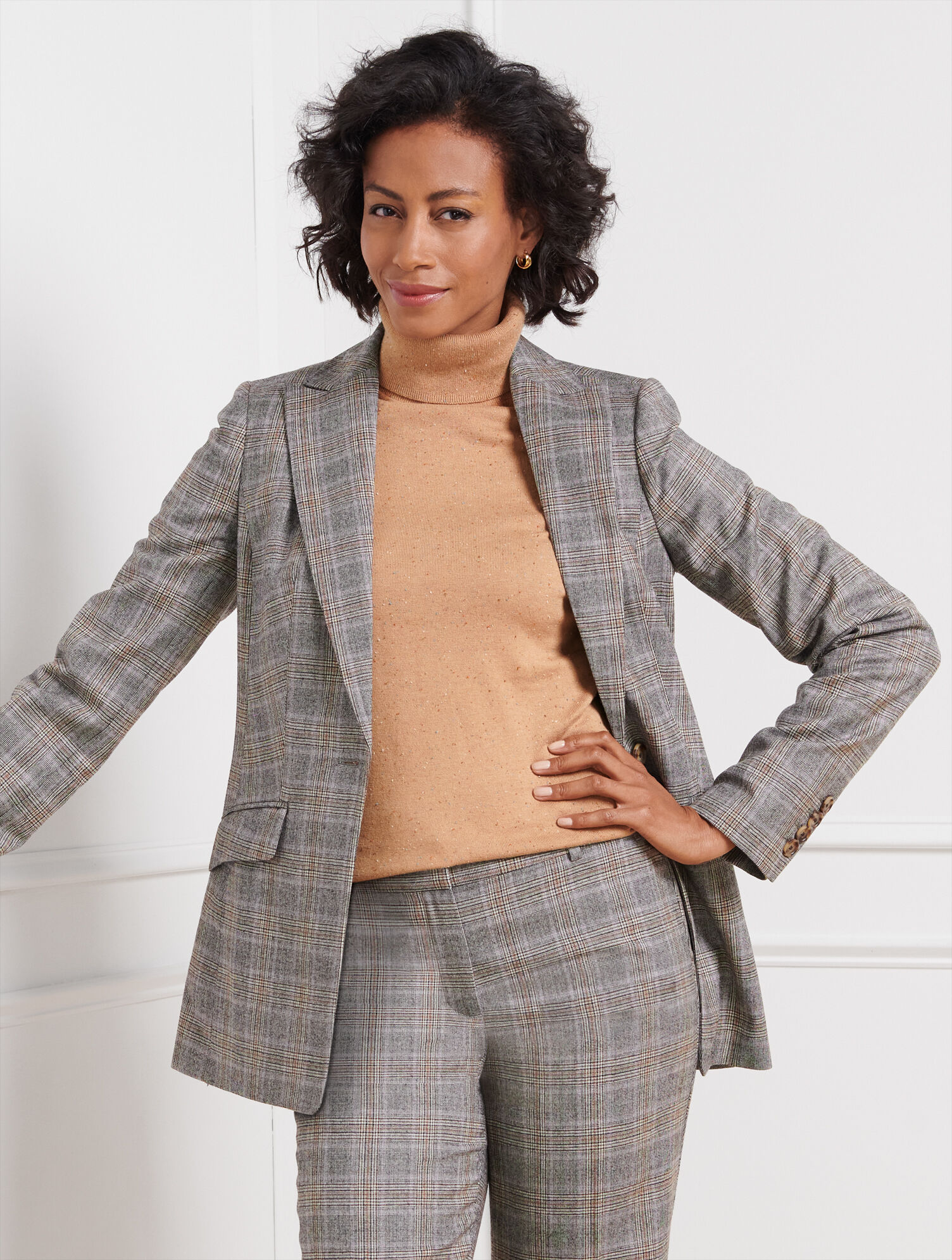 Long Blazer - Countryside Plaid