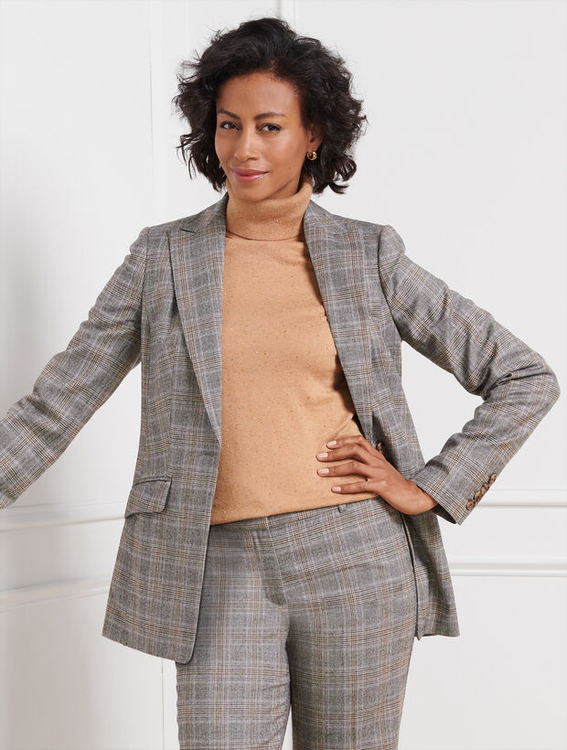 Long Blazer - Countryside Plaid