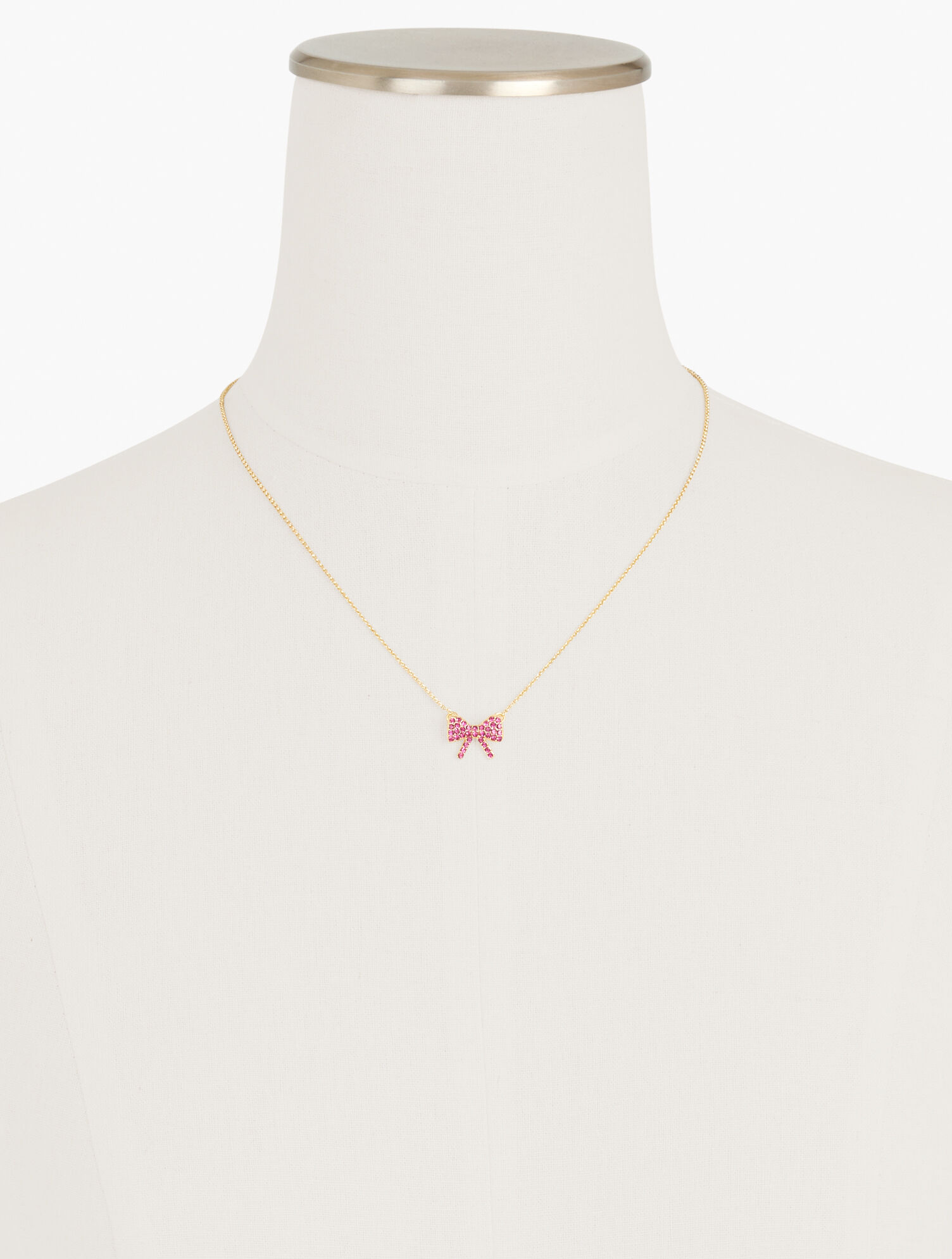 Pink and Gold Bow Necklace/ Bracelet set with gold and pink beads for –  AK's Hidden Gems