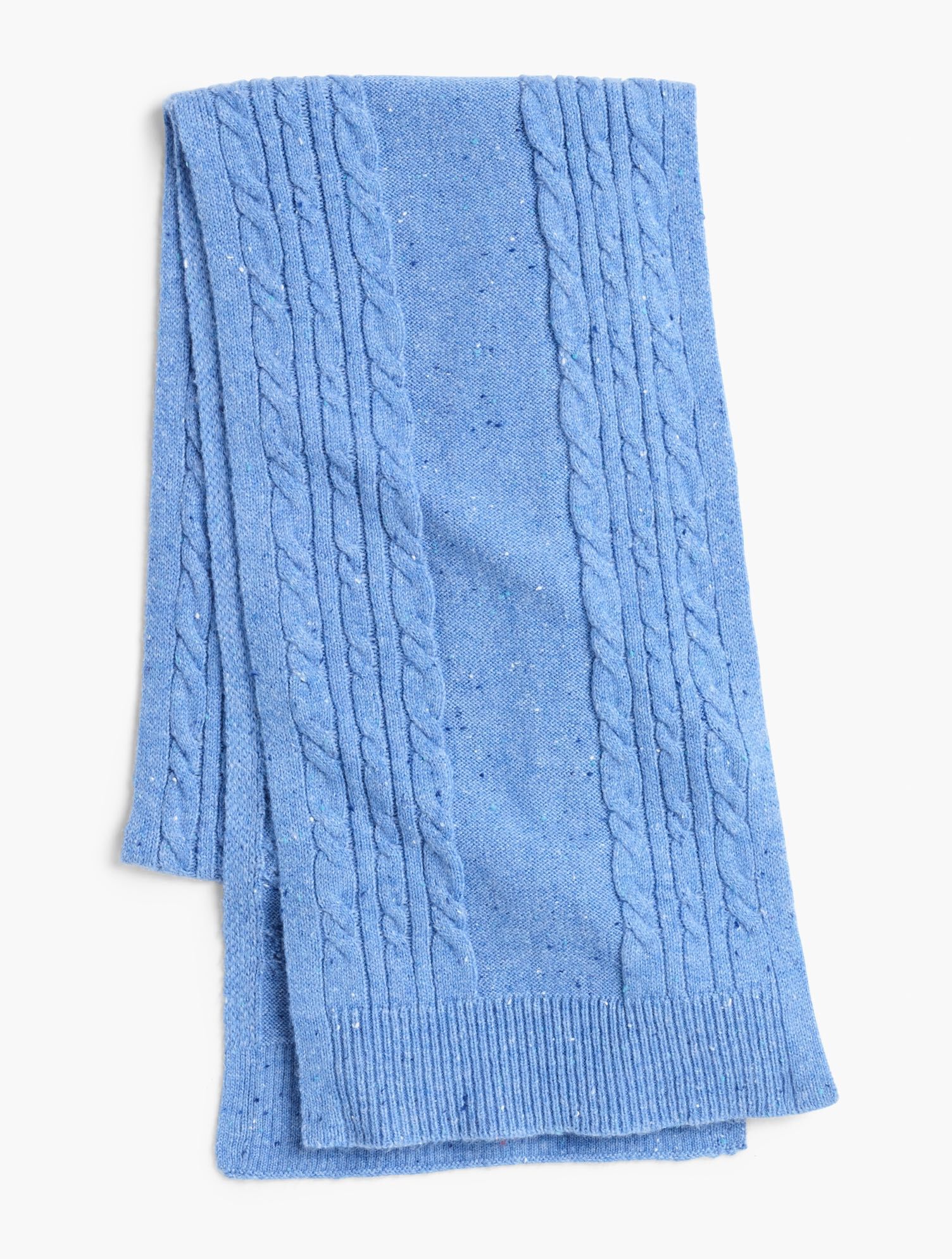 Supersoft Cableknit Scarf - Tweed