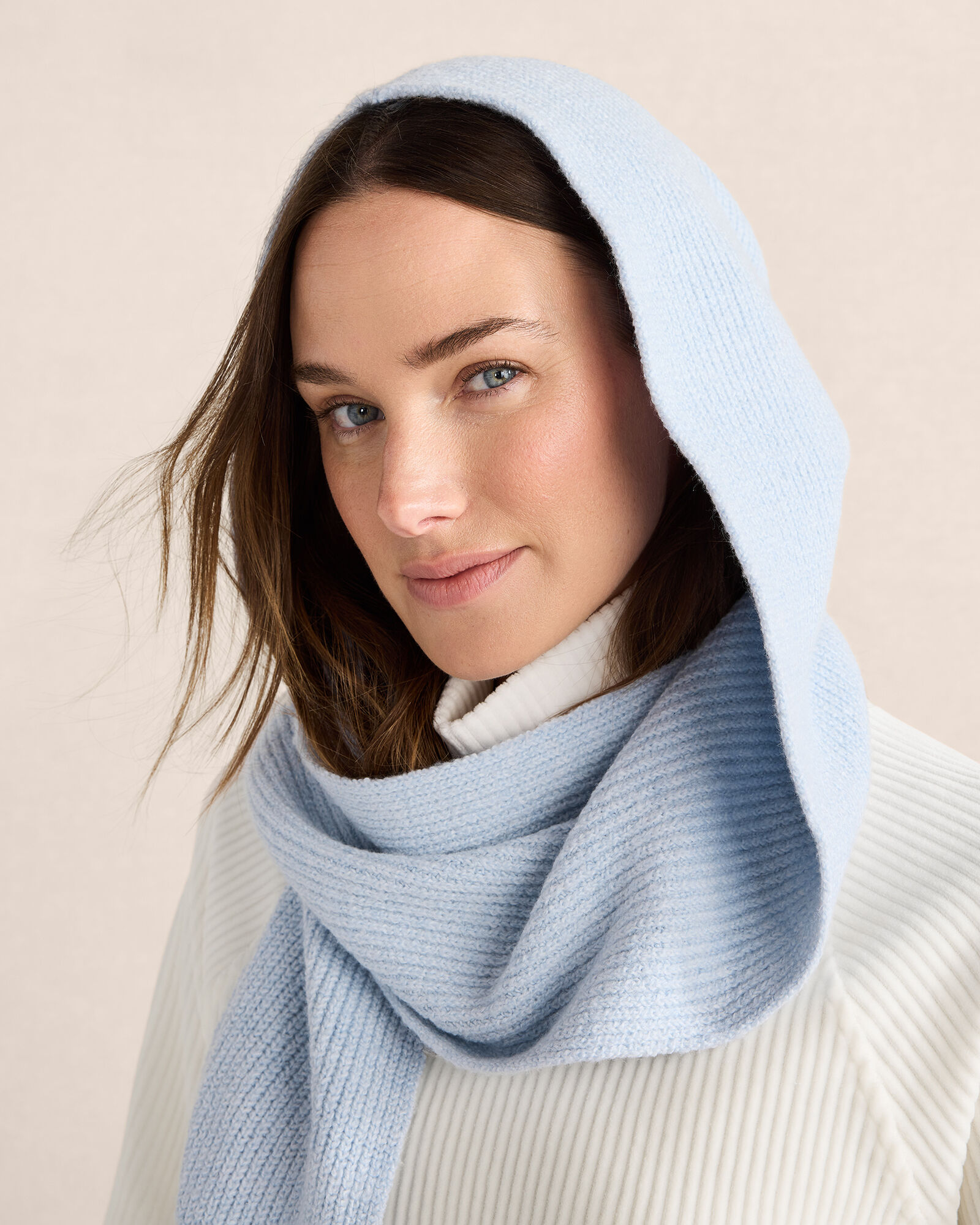 Organic Cotton Hooded Scarf