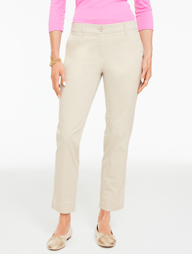 Heritage Twill Perfect Crops - Curvy Fit