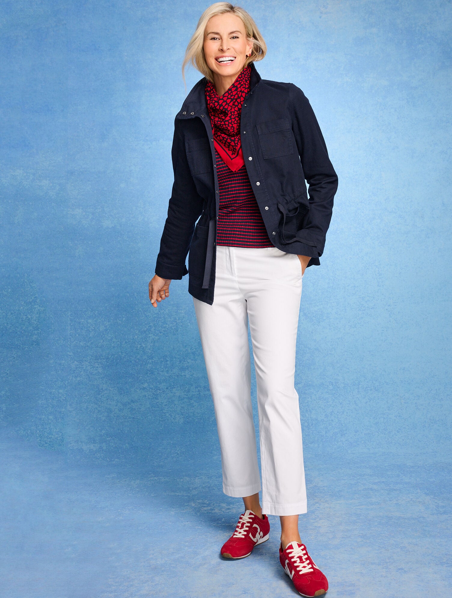 Heritage Twill Perfect Crops - Curvy Fit