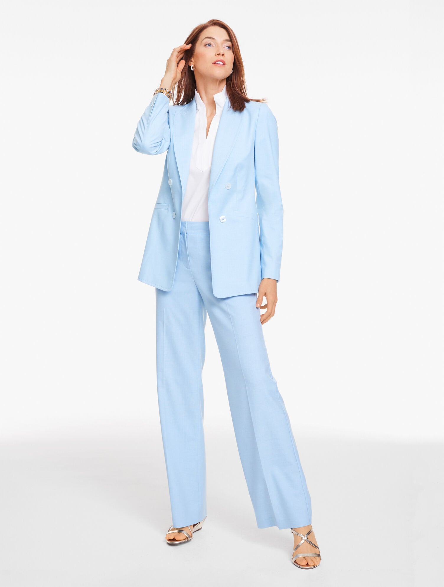 Newton Texture Wide Leg  Pants