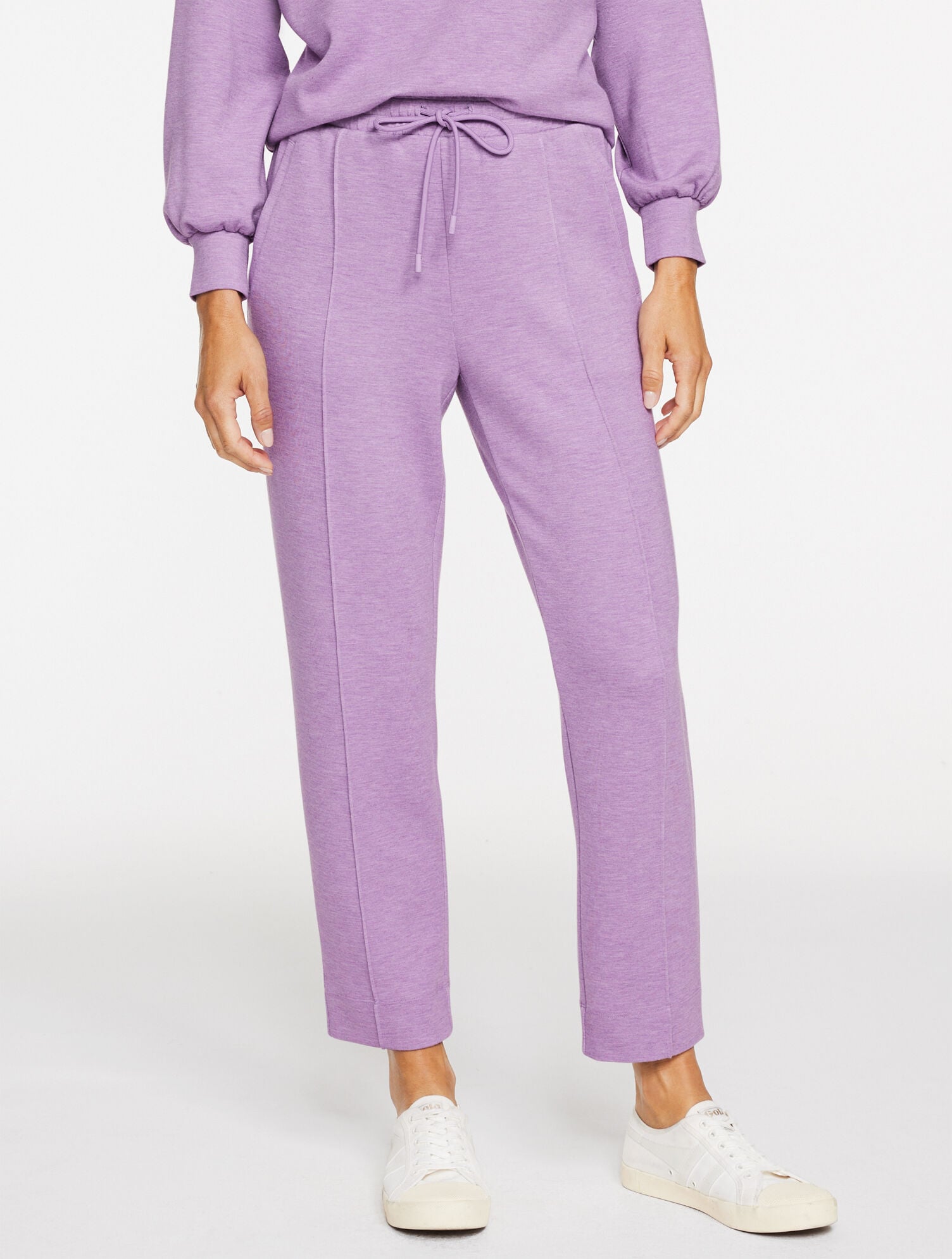 AirKnit Stretch Tapered Leg Pants - Heathered - image 2