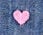Denim Button Front Shirt  - Valentine Heart
