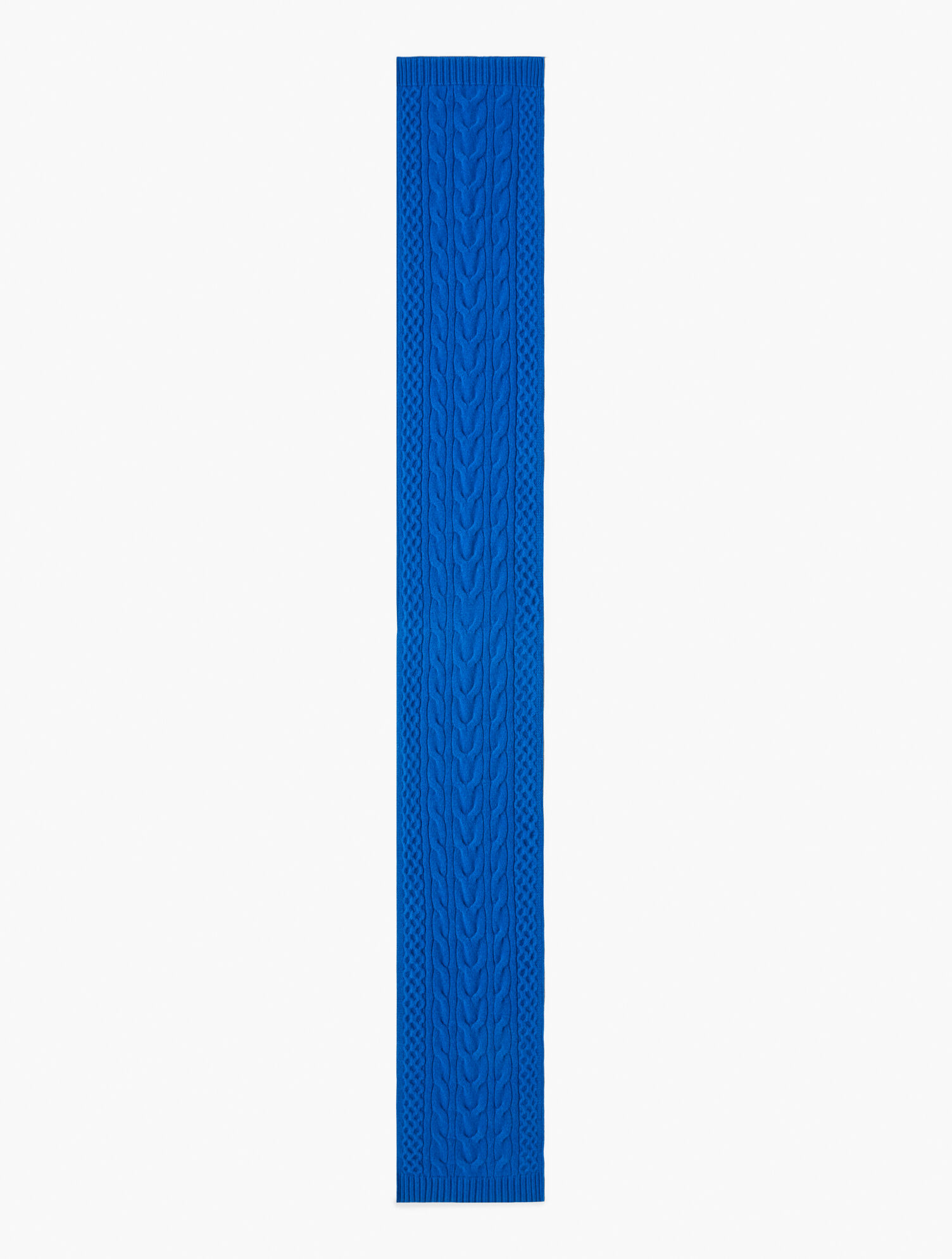 Cable Knit Cashmere Scarf