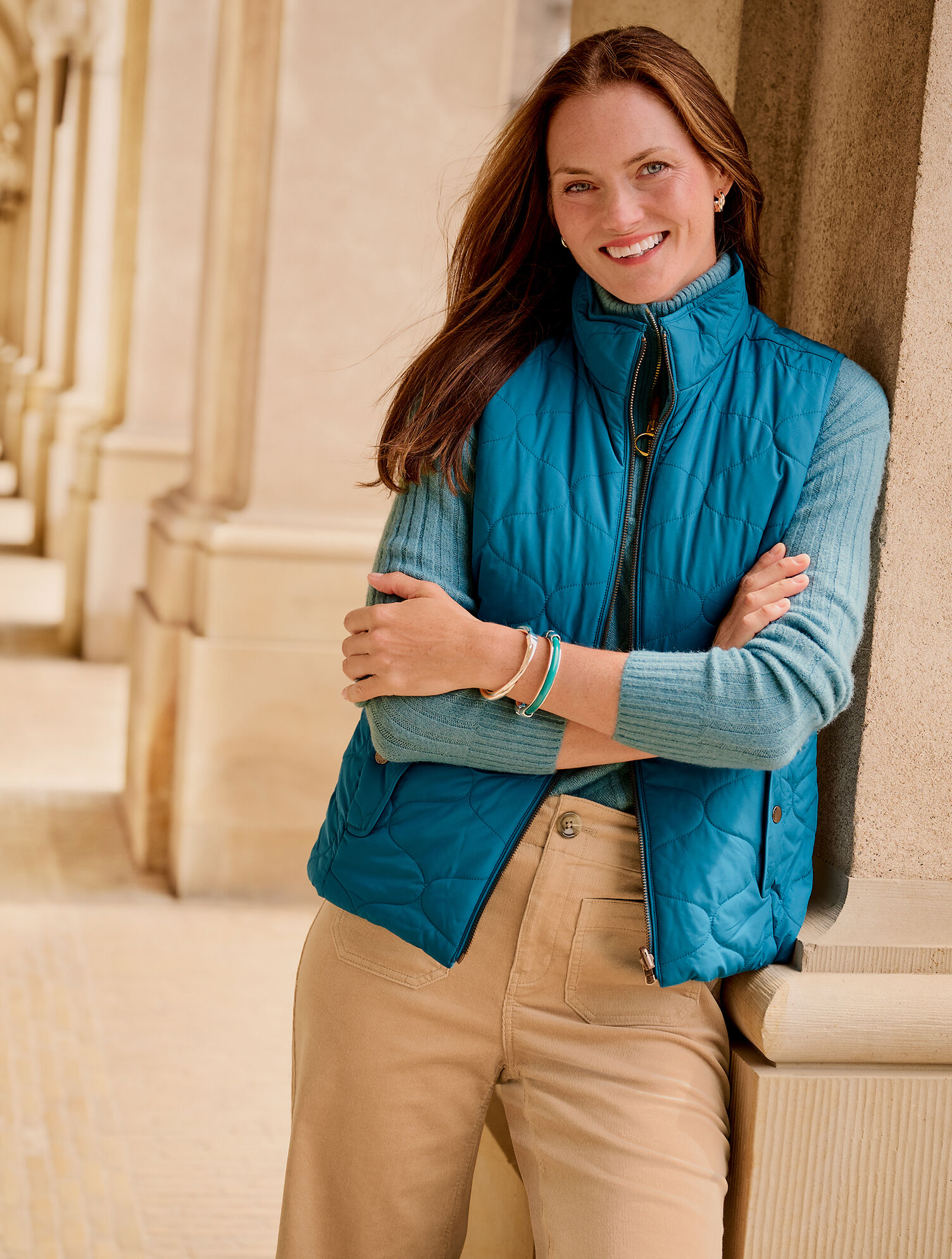 Cable Knit Half-Zip Sweater | Talbots