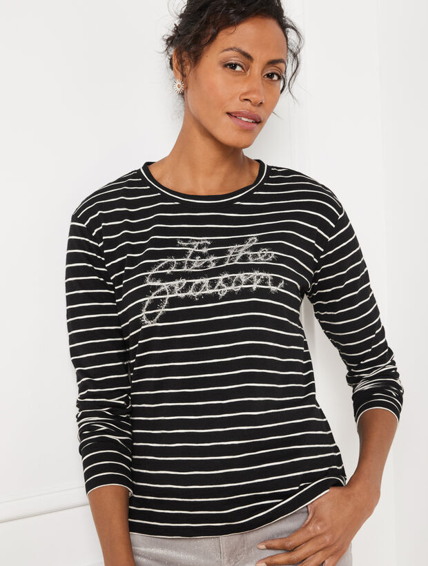 Relaxed Shoulder Crewneck Tee - Tinsel