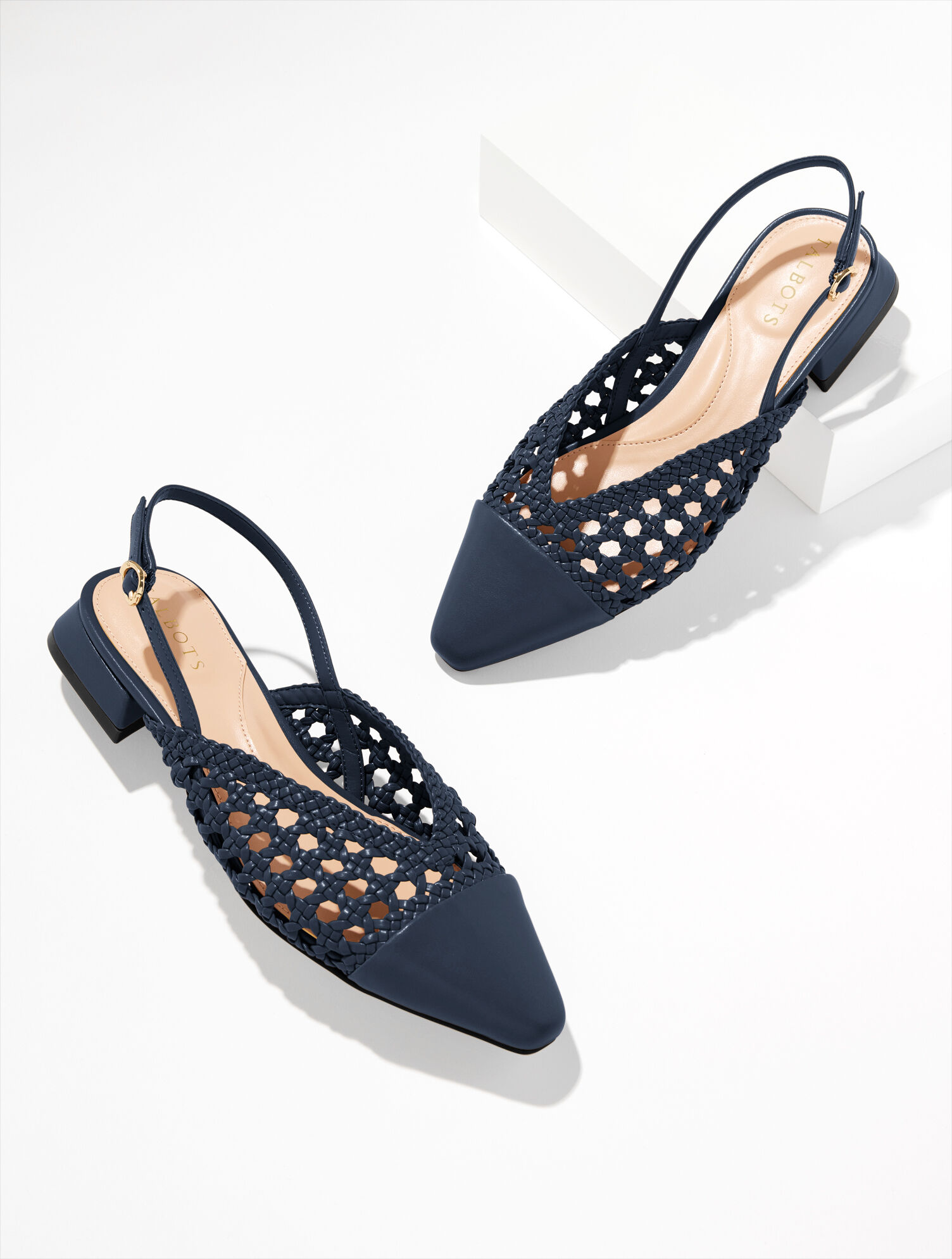 Stacey Woven Slingback Flats