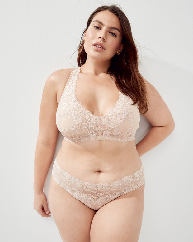 Stretch Lace Racerback Bralette