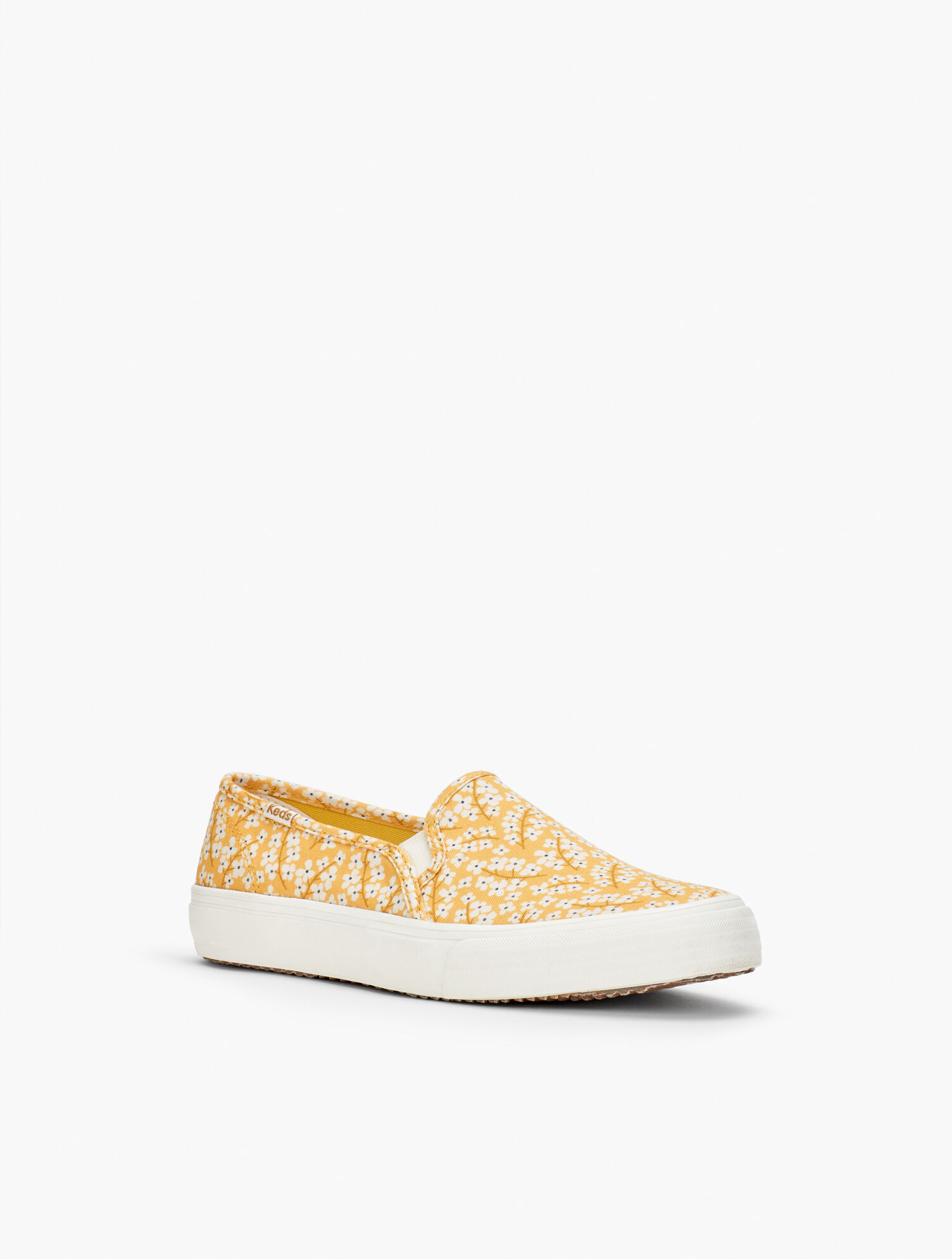 Keds&reg; Double Decker Slip-On Sneakers - Cotton Floral