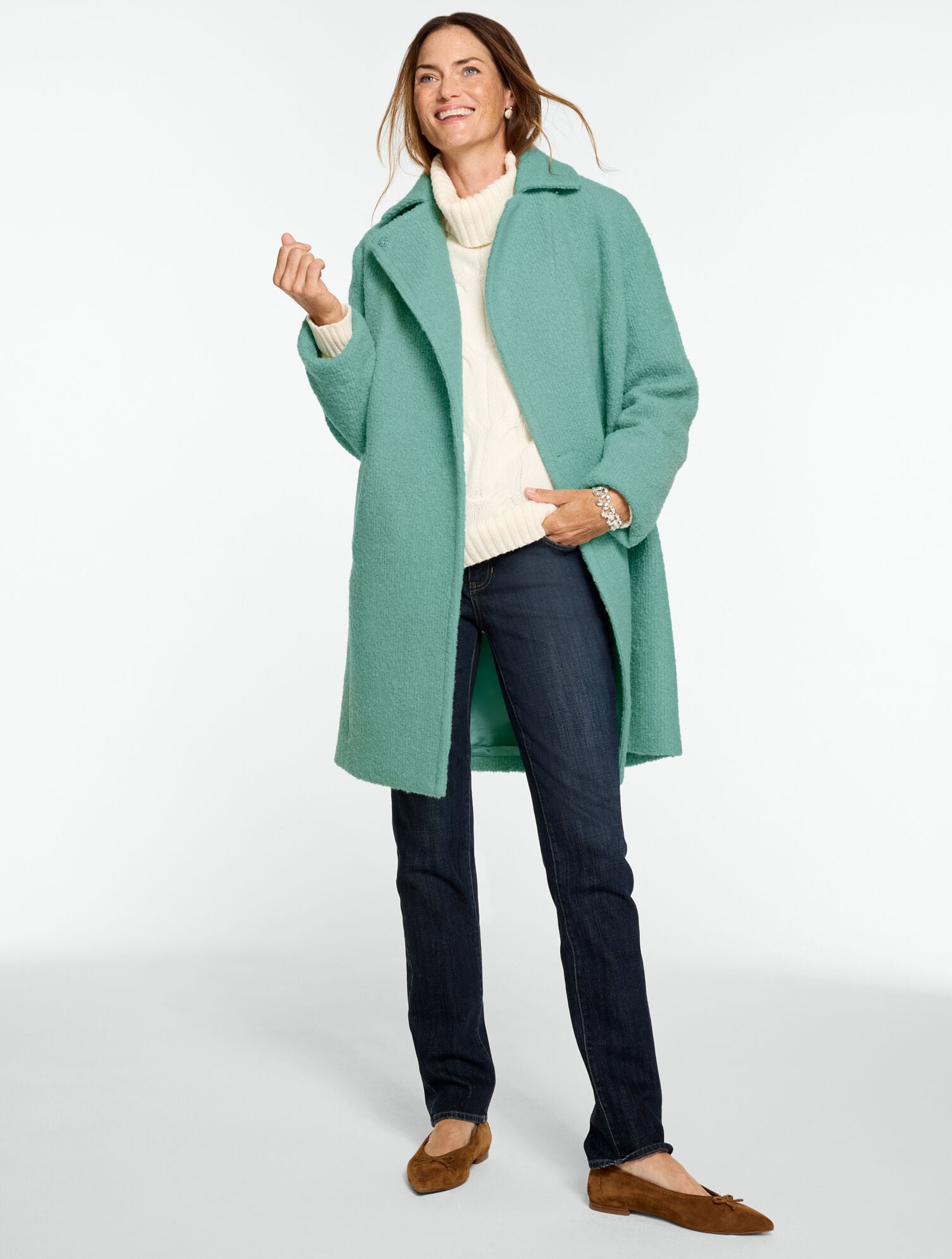 Winter Boucle Coat