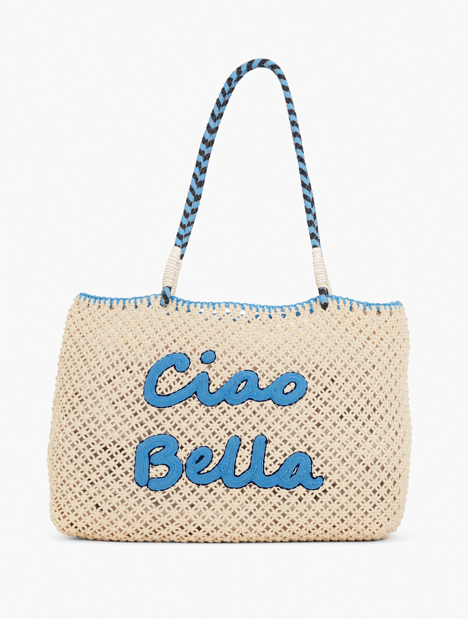 Ciao Bella Knotted Rope Soft Beach Tote