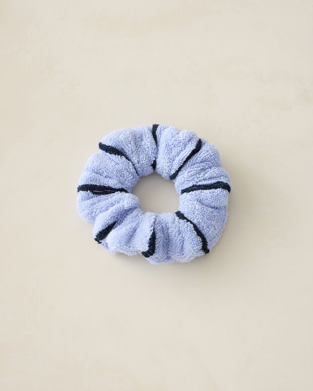 Plush Terry Striped Scrunchie