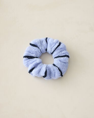 Plush Terry Striped Scrunchie