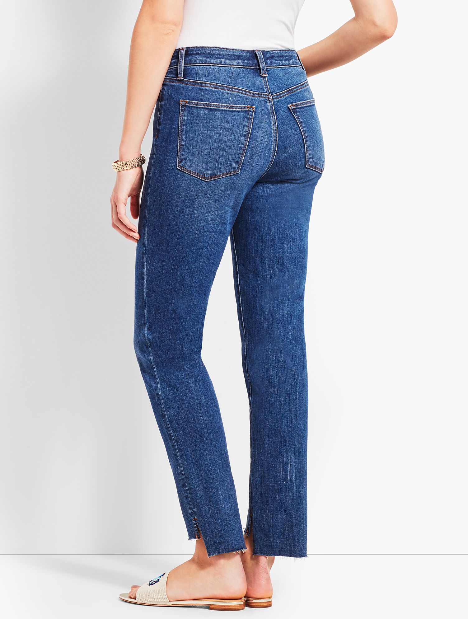 Step-Hem Straight Leg Jean