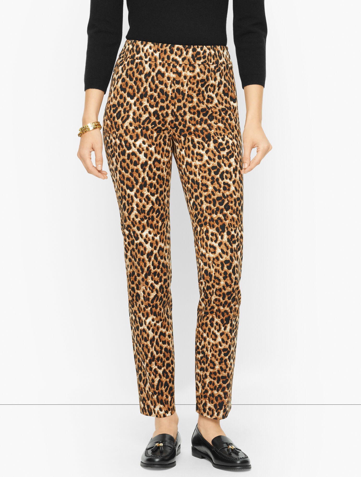 Talbots Chatham Ankle Pants - Fun Leopard