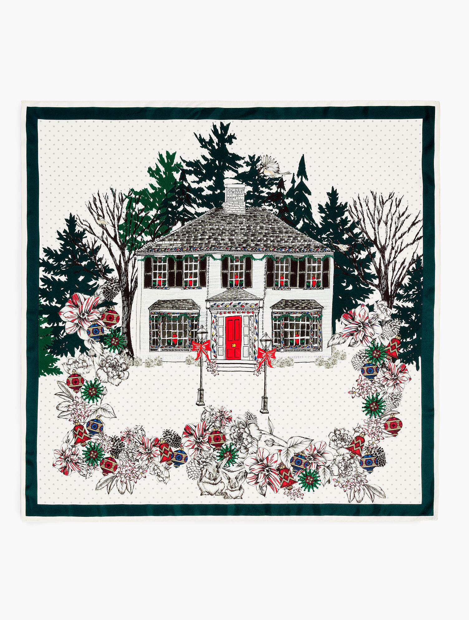 New England Silk Square Scarf