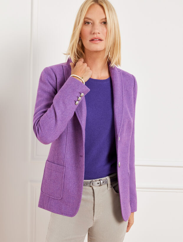 Classic Shetland Blazer - Herringbone