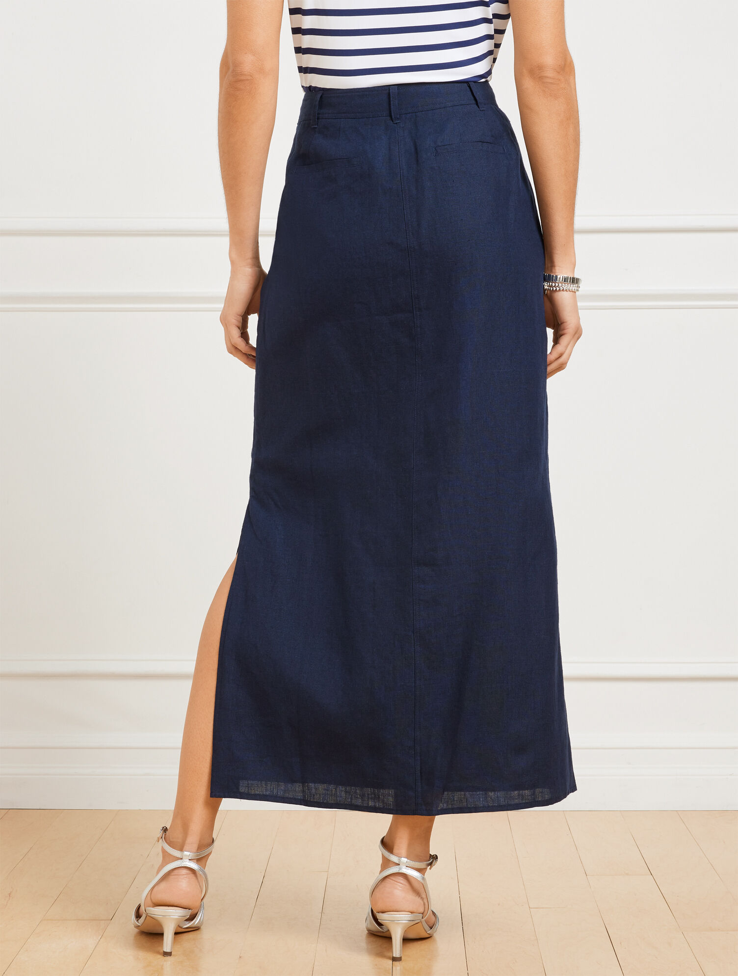 Tinen Nylon Layered Skirt Pants