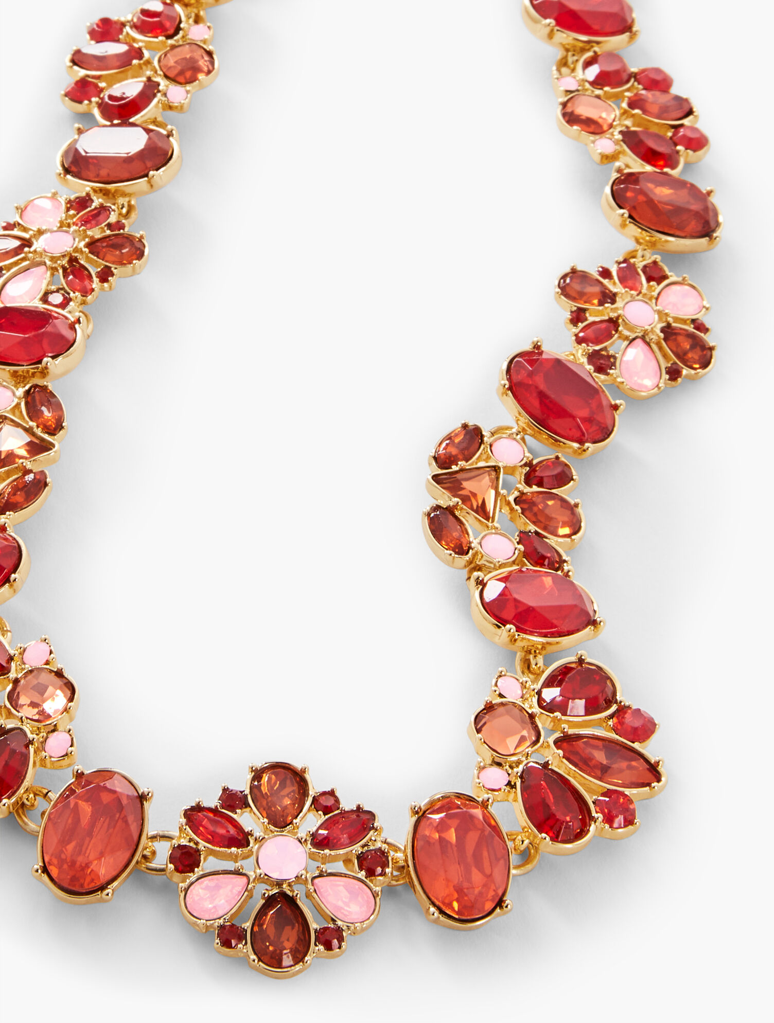 Spiced Coral Statement Necklace 