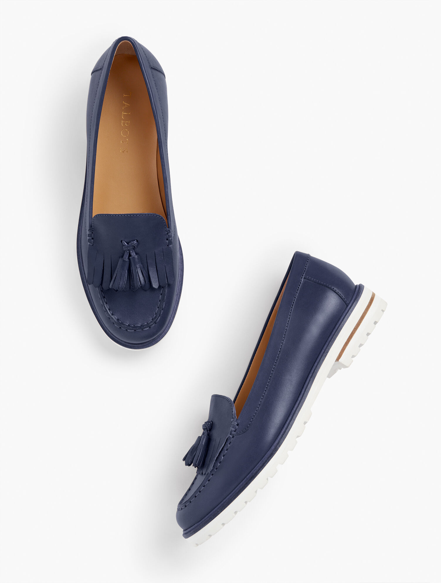 Laura Tasseled Platform Loafers - Soft Vachetta | Talbots