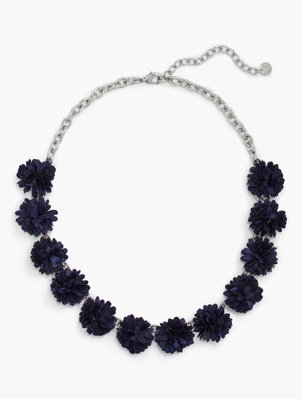 Fabric-Flower Necklace | Talbots