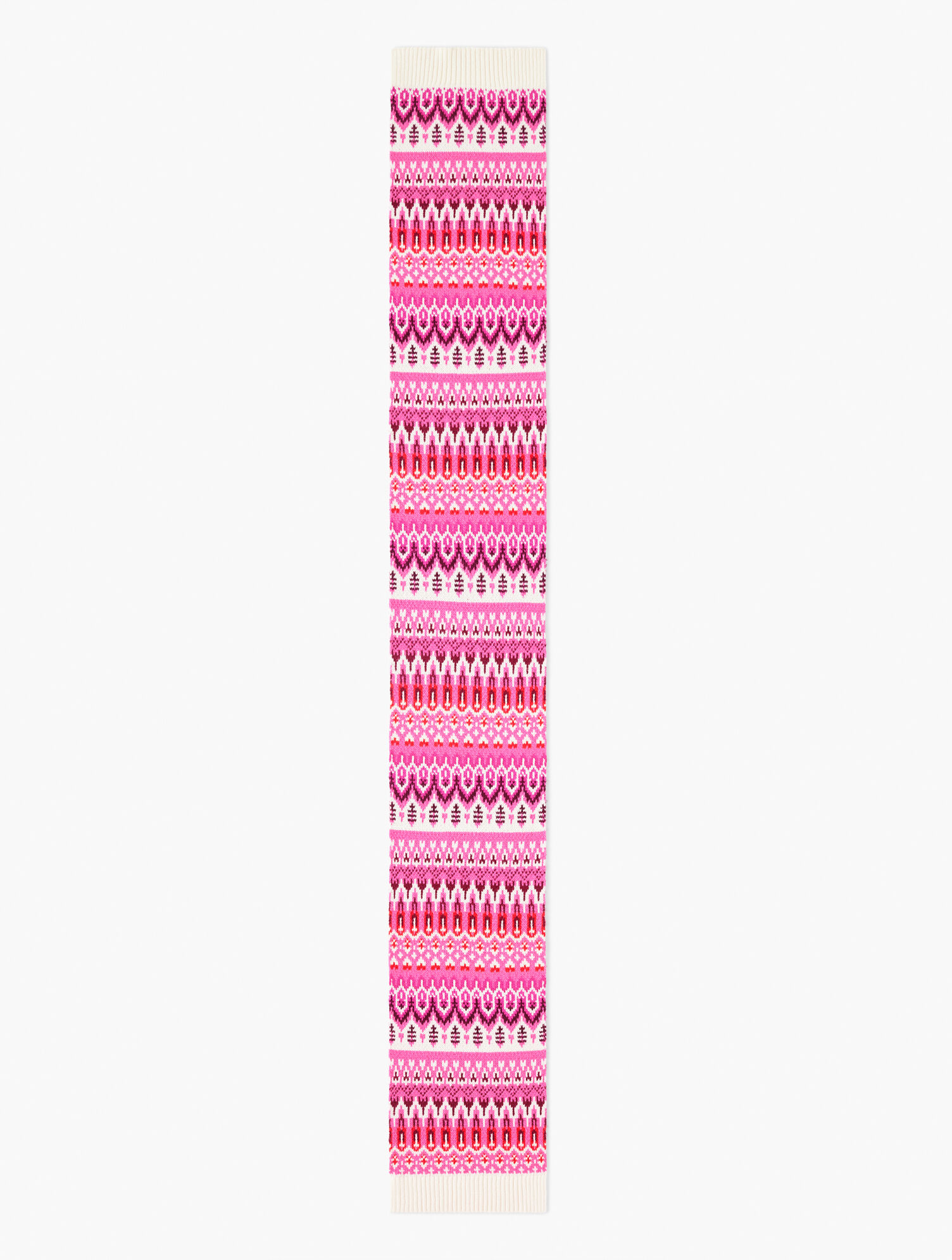 Modern Fair Isle Scarf