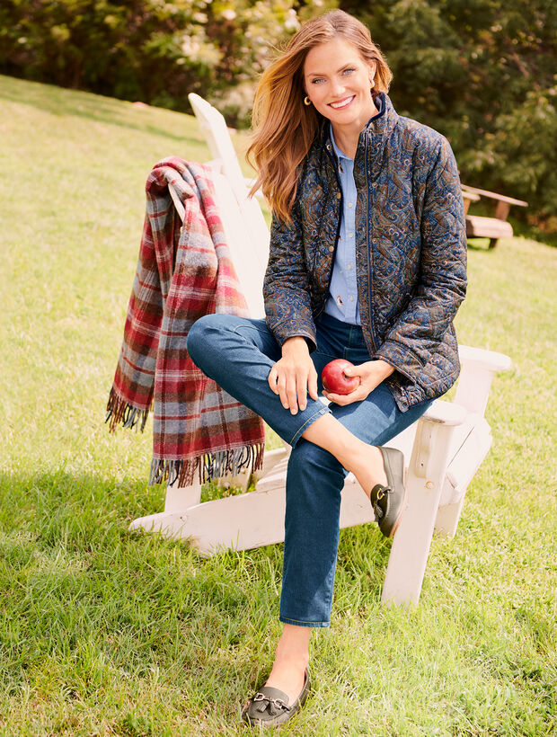 Paisley Quilted Jacket | Talbots