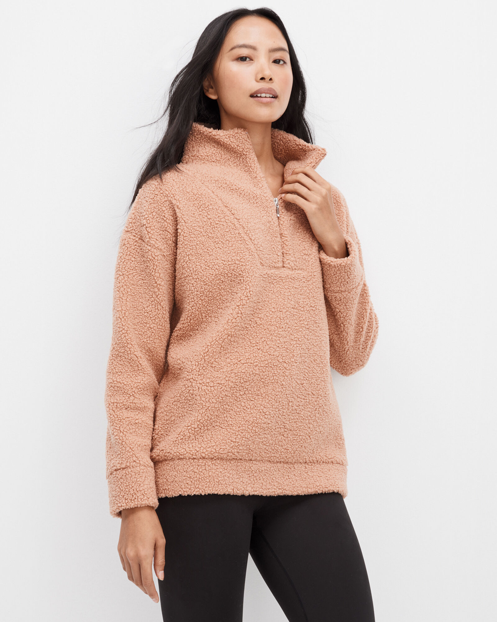 Sherpa Half-Zip Pullover
