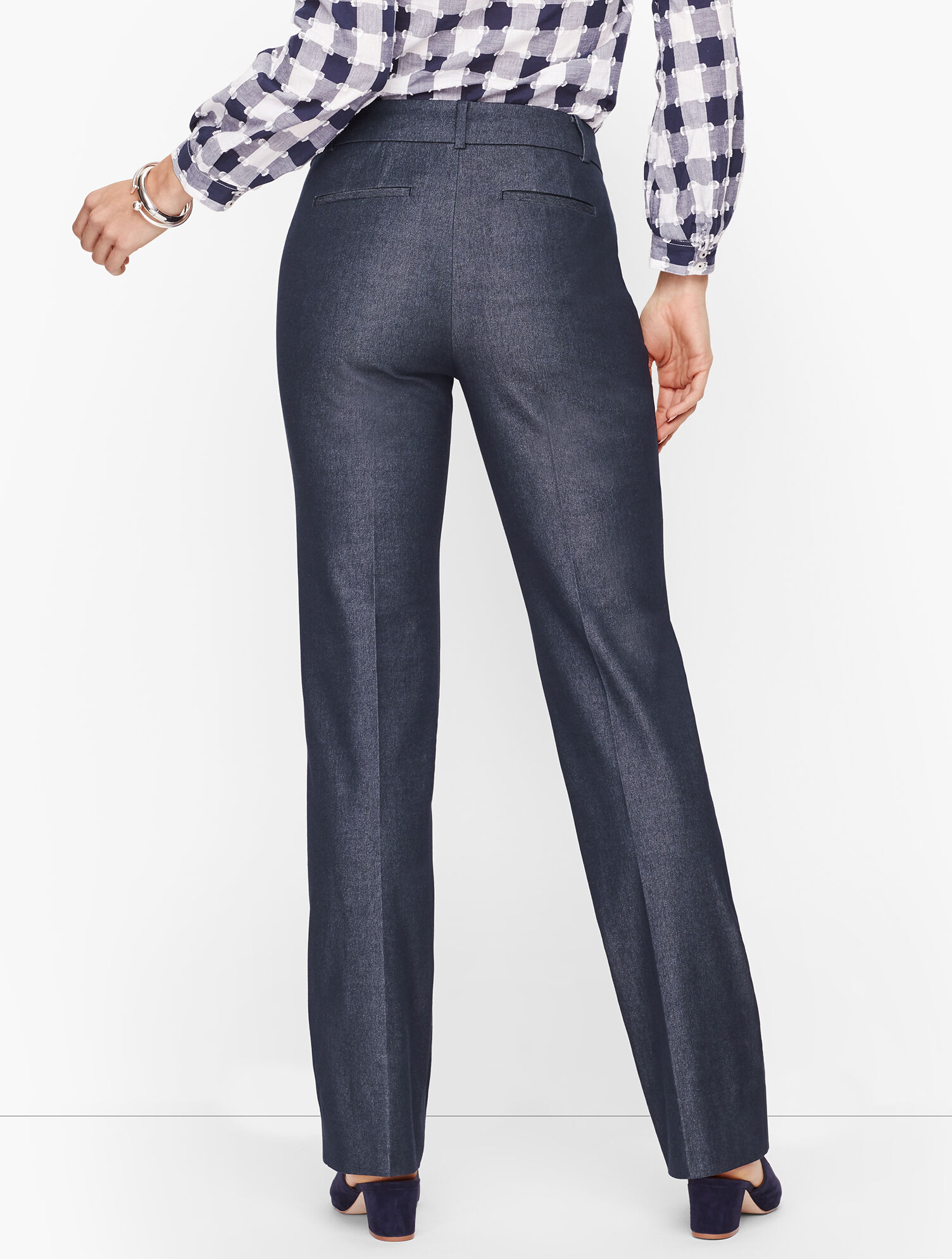 Talbots Newport Pants - Curvy Fit -Polished Denim