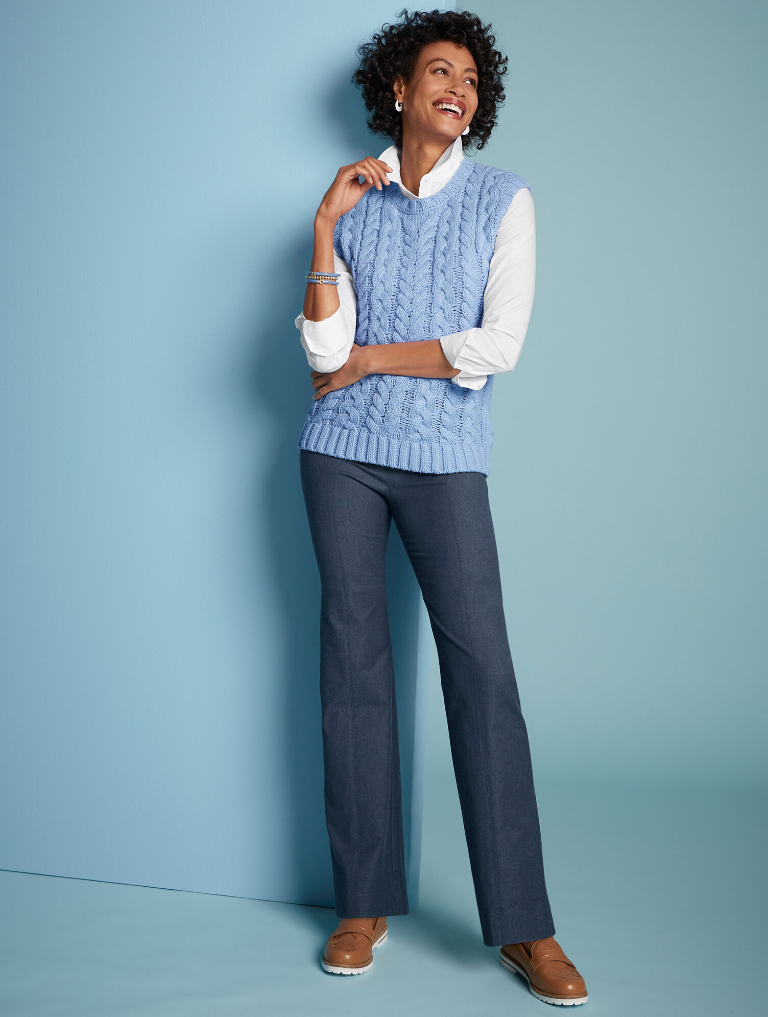 Talbots Portland Trouser - Faux Denim