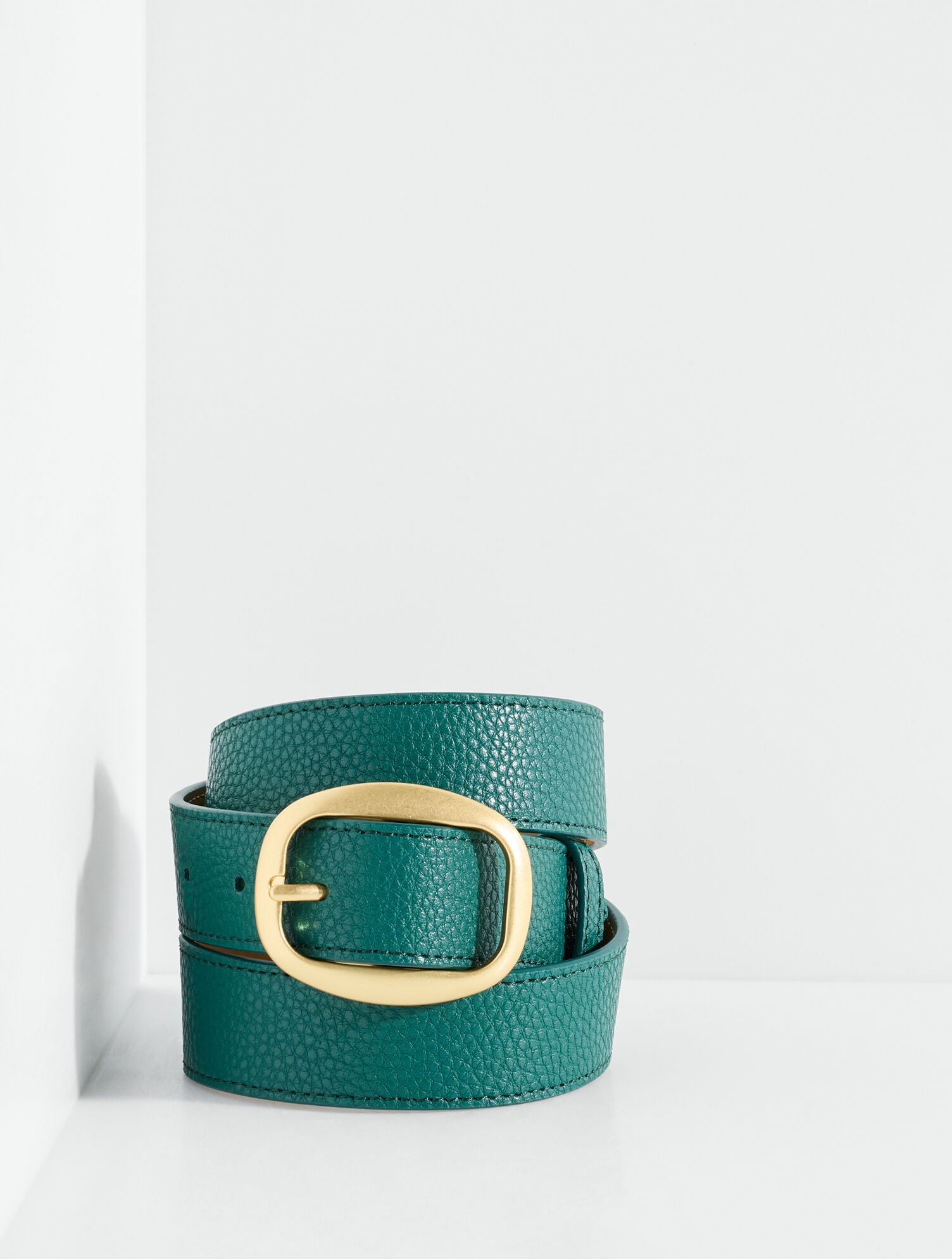 Pebble Leather Belt