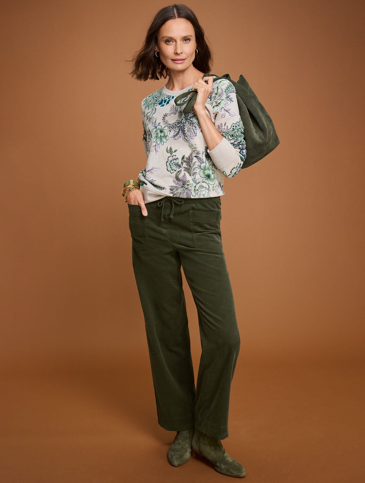 Crewneck Sweatshirt - Allover Floral - thumbnail 3