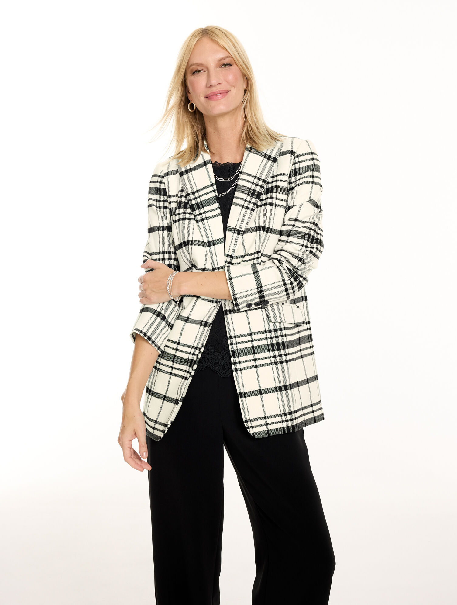 Essex Plaid Blazer