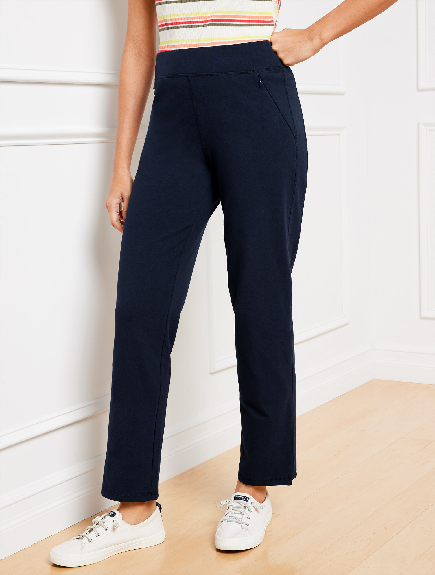 Everyday Stretch Straight Leg Pants | Talbots 