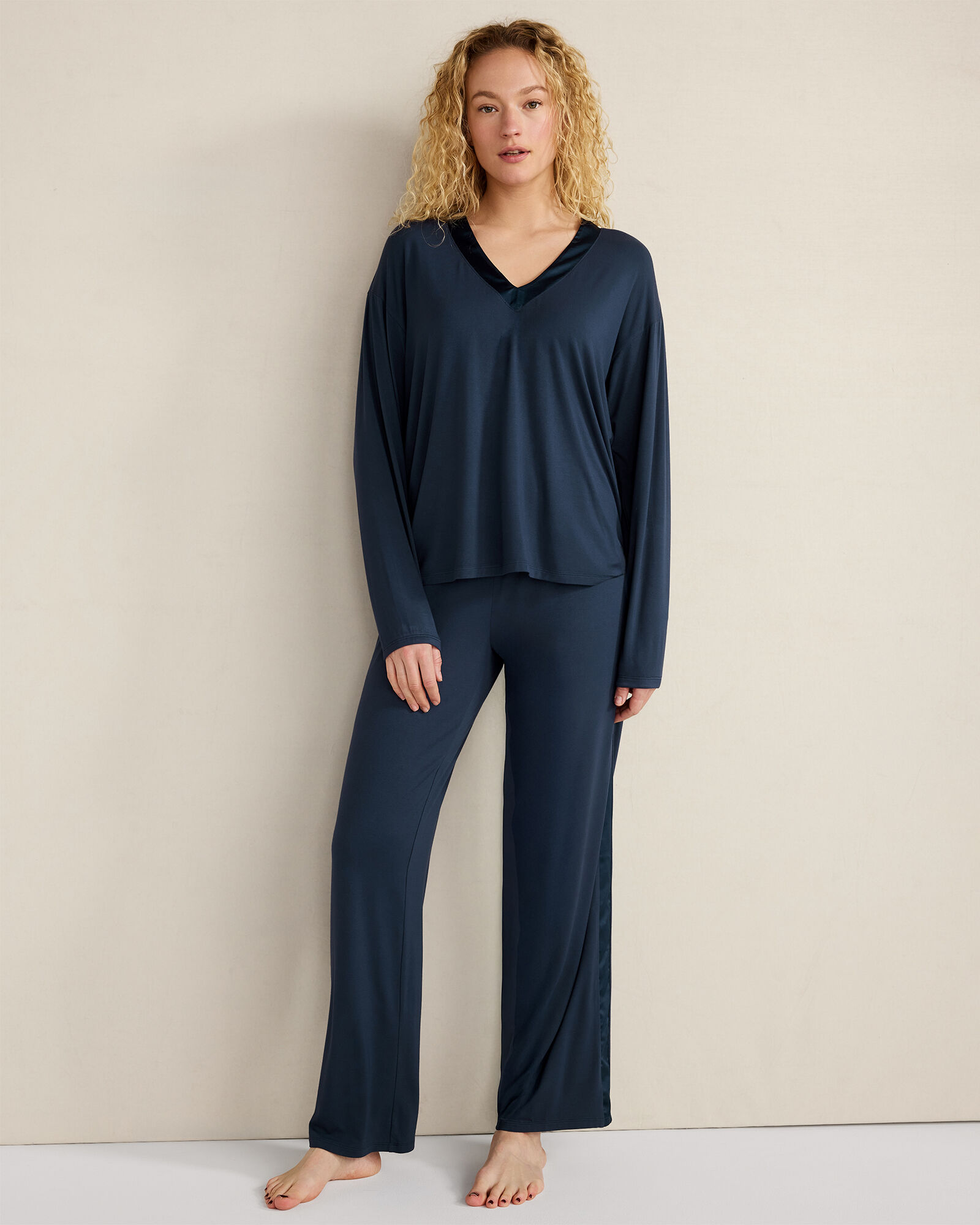 Calm &amp; Cool Long Sleeve Sleep Top