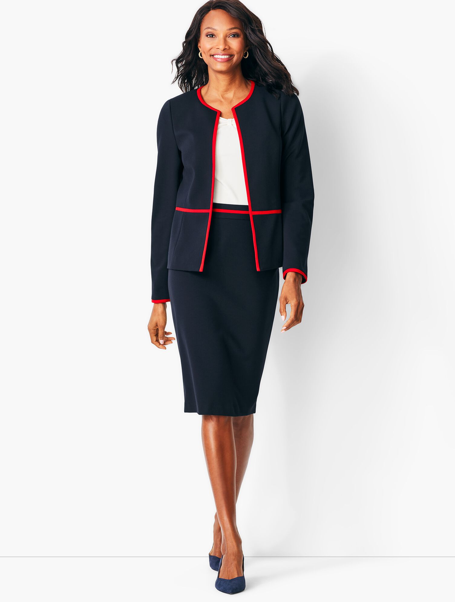 Italian Luxe Knit Jacket | Talbots