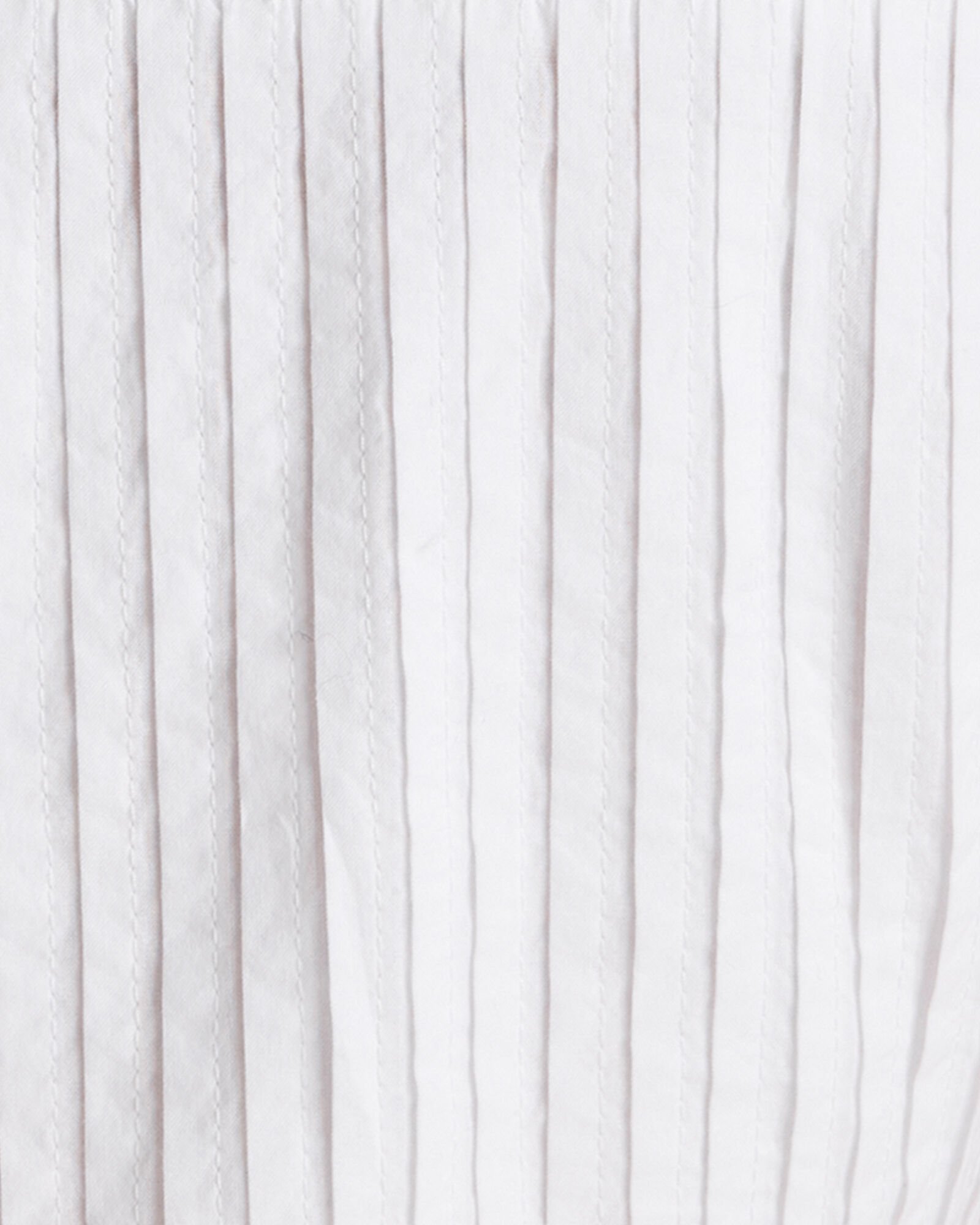 Organic Cotton Poplin Lace Trim Midi Dress