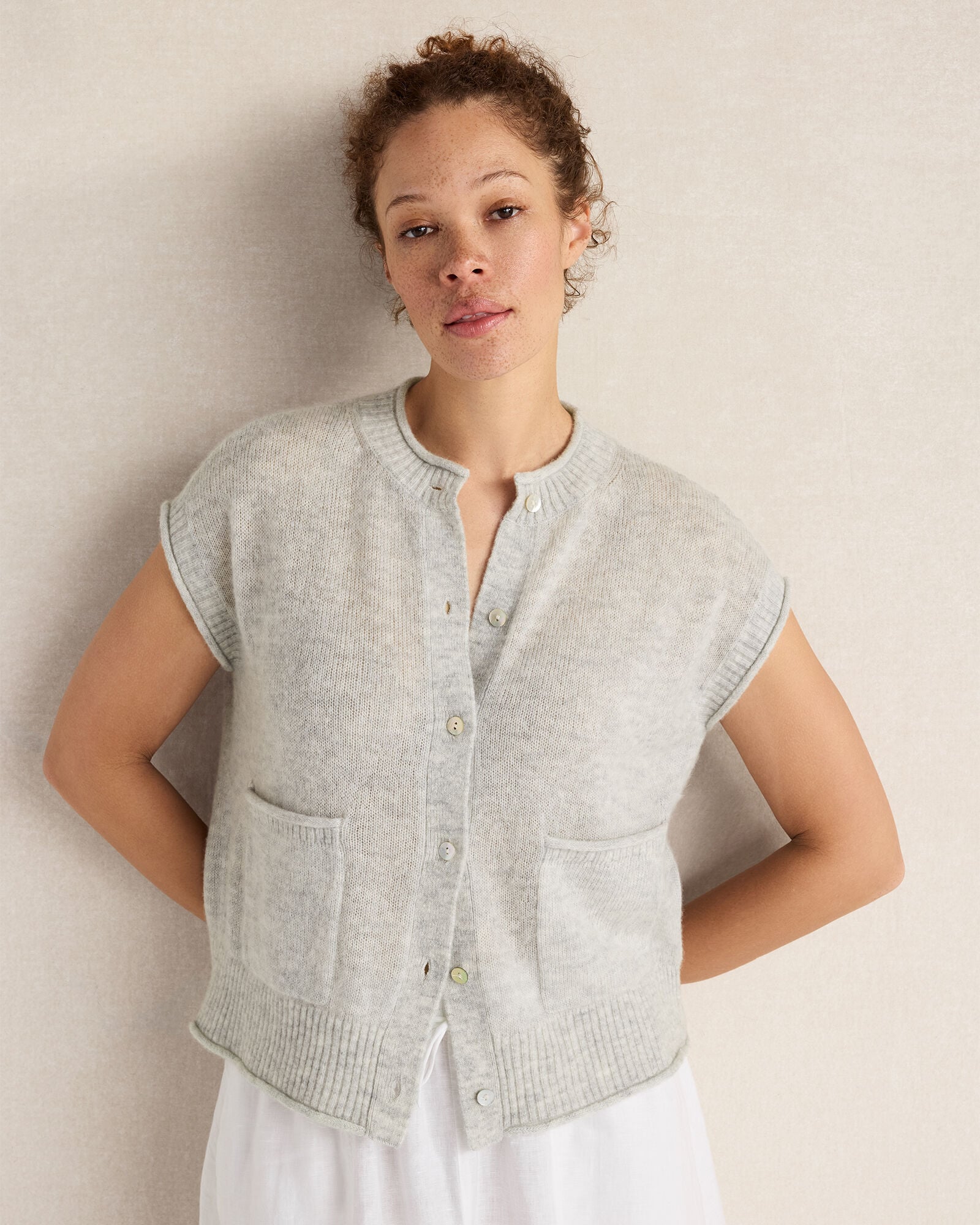 Merino Wool Cashmere Sweater Vest
