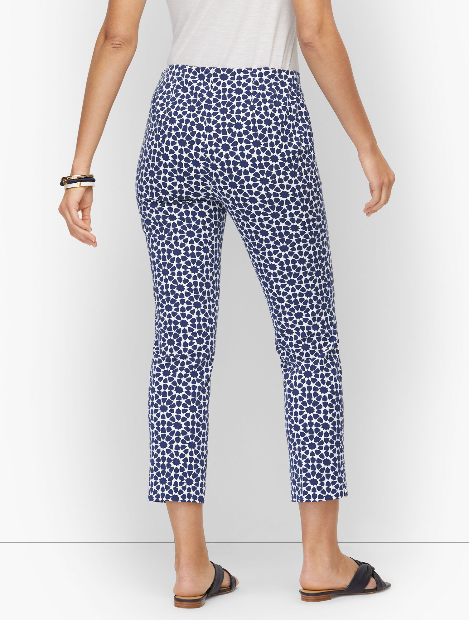 Talbots Chatham Crop Pants - Star Geo