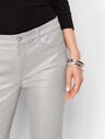 Slim Ankle Jeans - Silver Foil