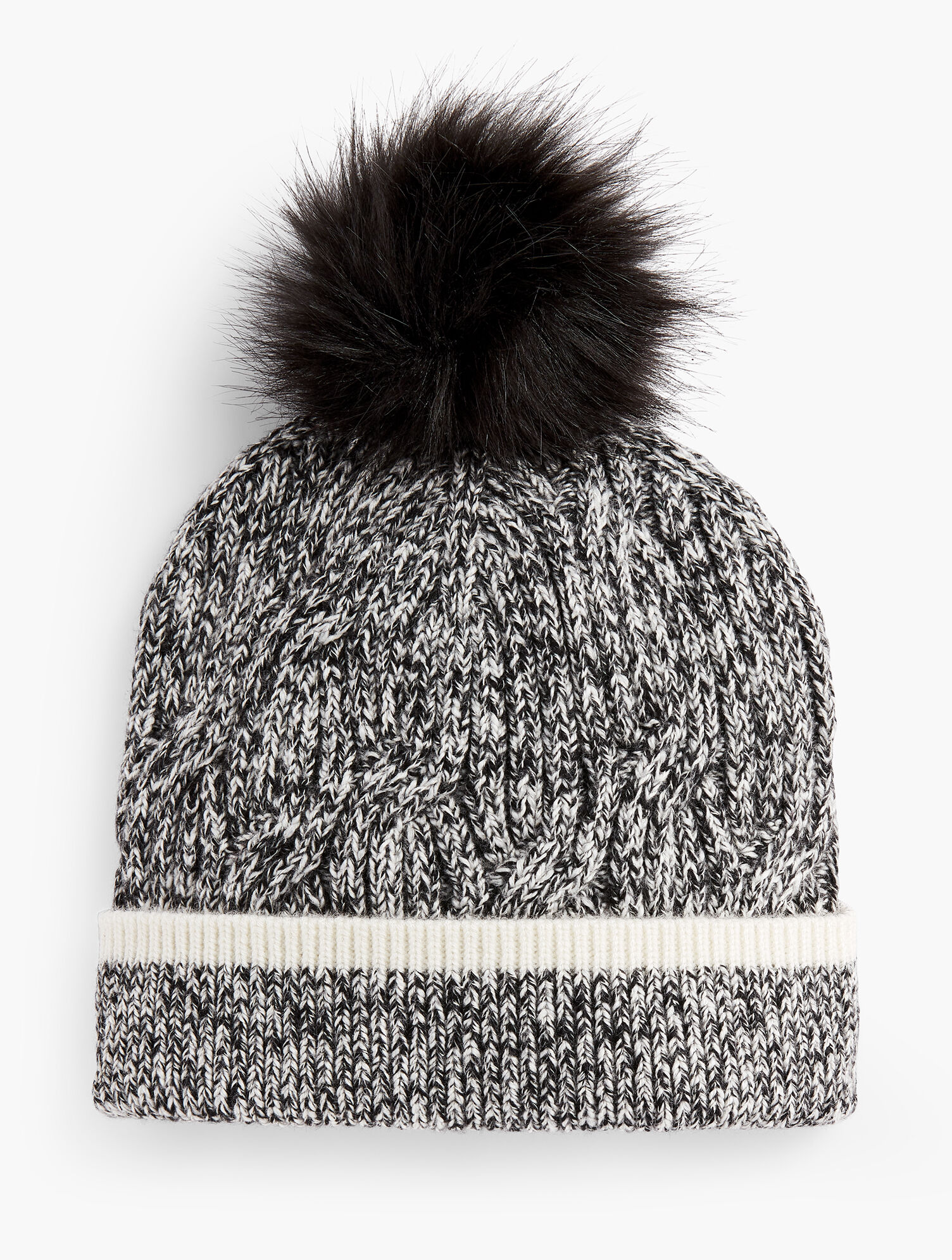 Marled Pompom Hat