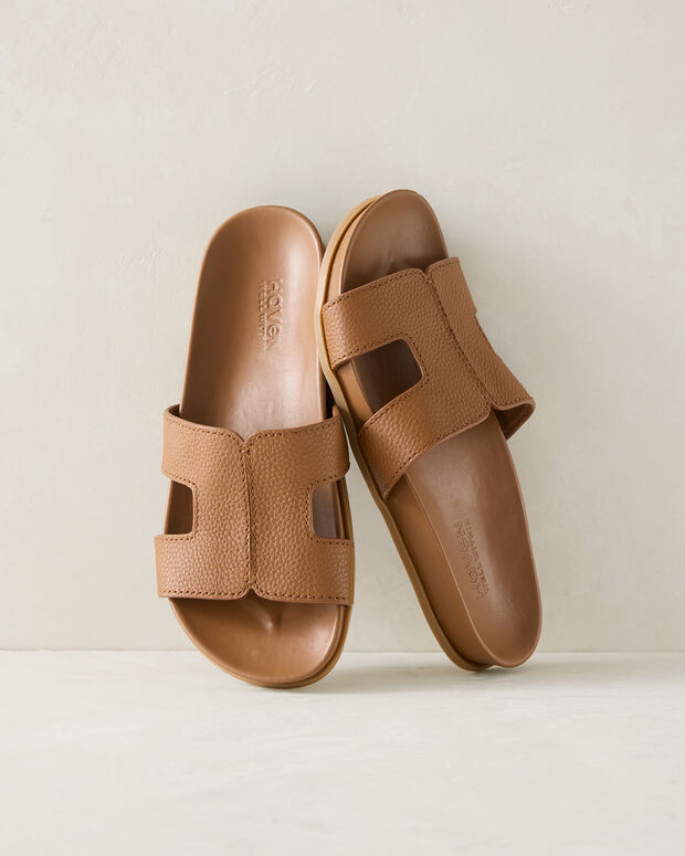 Leather Cutout Slides