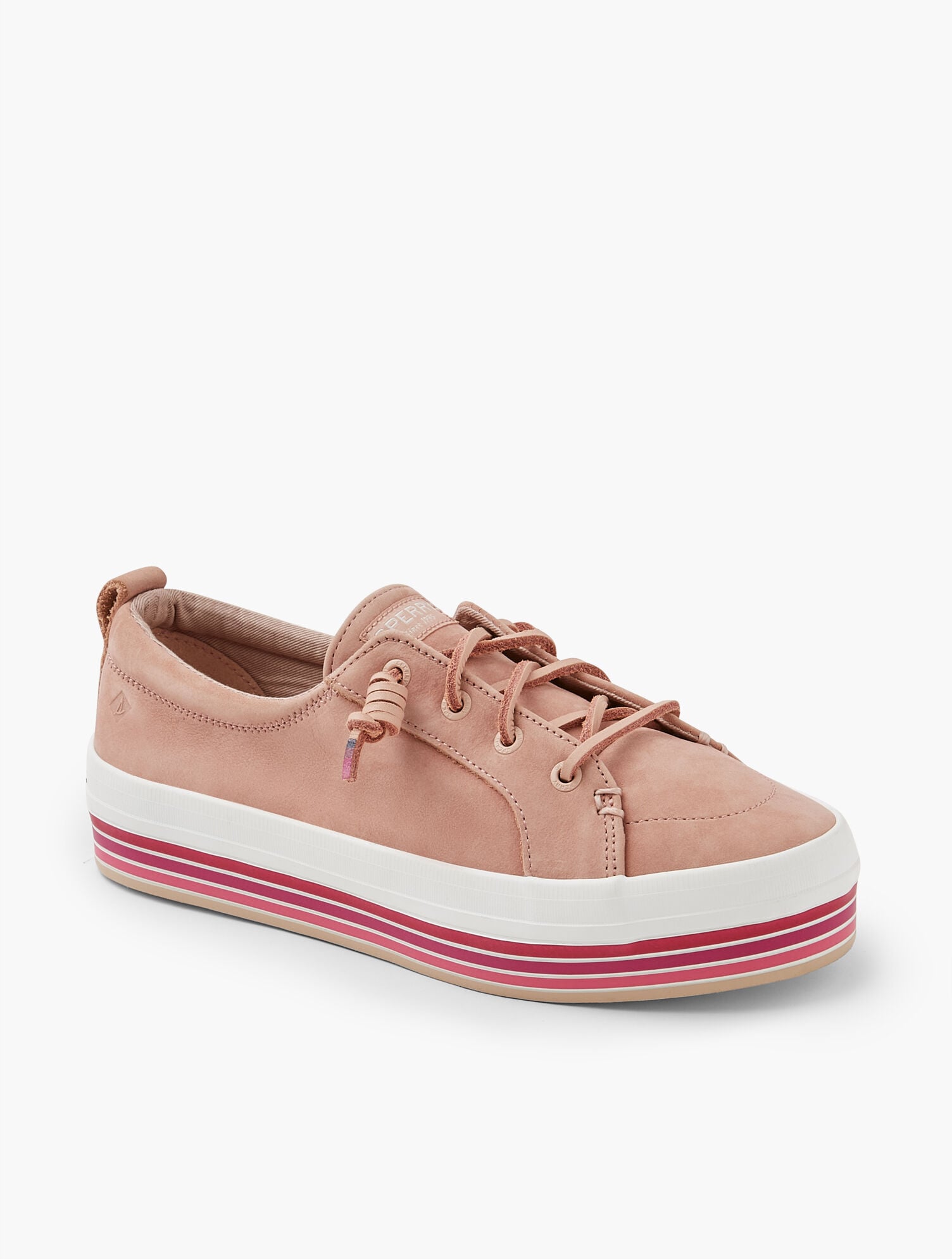 Sperry Damen Crest Vibe Platform Sneaker - Bequeme Plateau Turnschuhe Mit Dip-Dye Design
