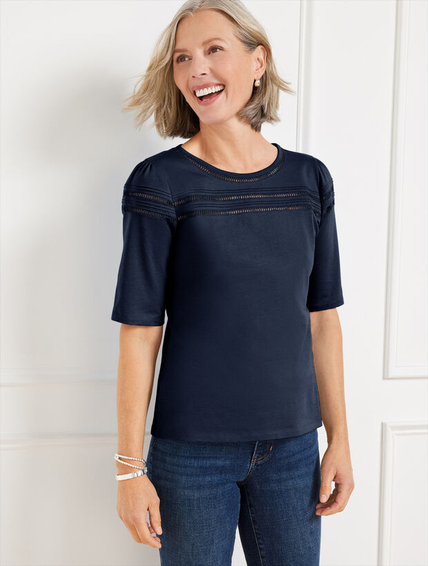Ladder Stitch Crewneck Tee